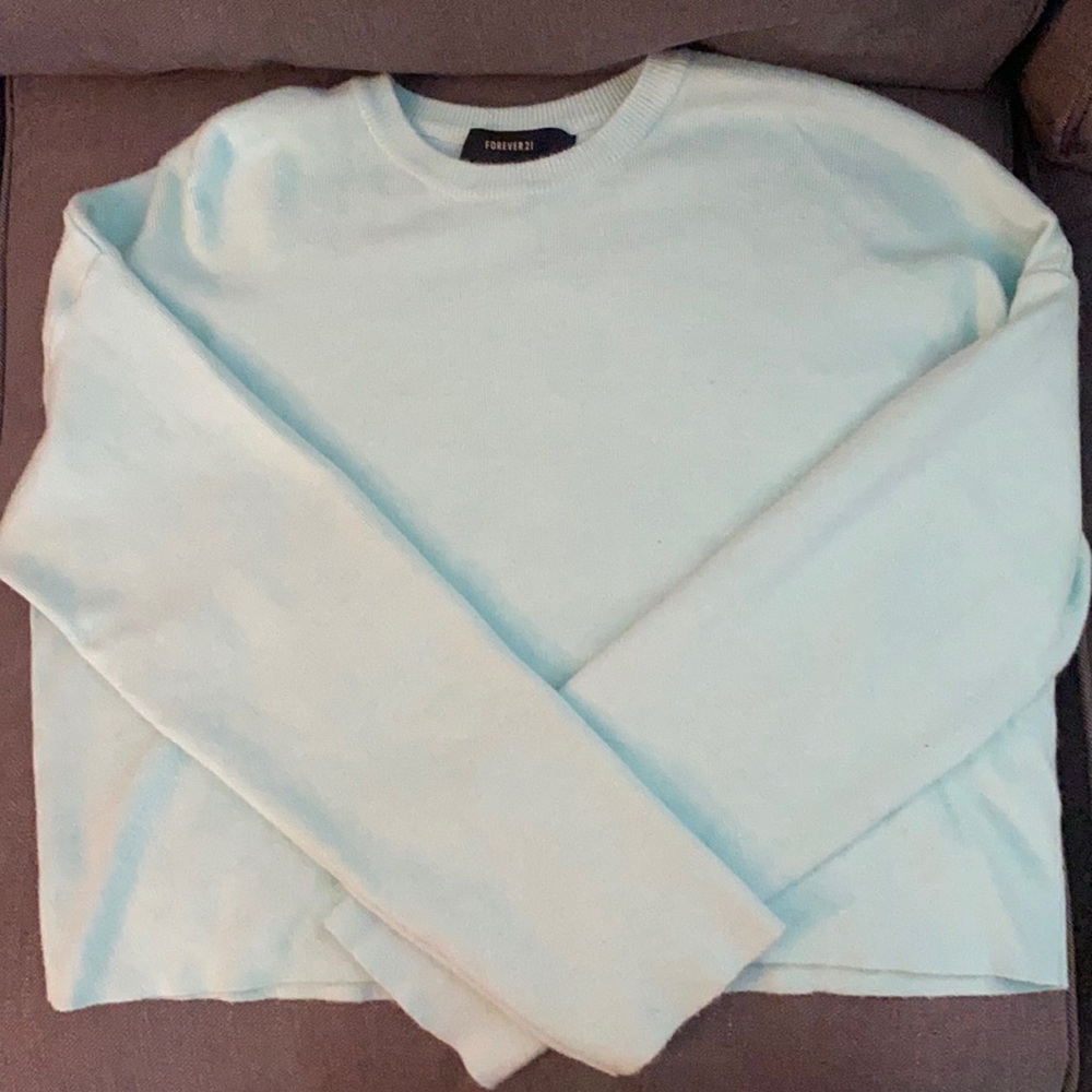 Sea Green Forever 21 Sweater